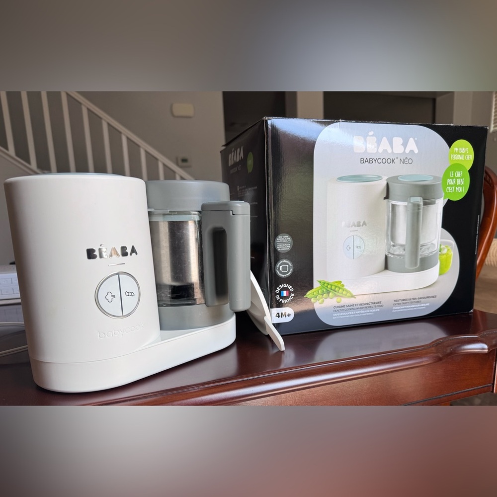 BEABA Babycook Neo Baby Food Maker in White and Gray